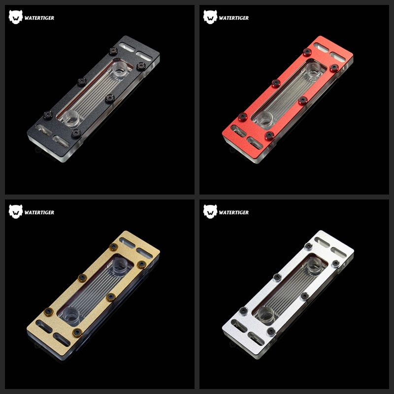WATERTIGER MSC PC 4way RAM Water Cooling Block Kit One Kit Two Armor One Block, One Block Maximum Support 4 RAM