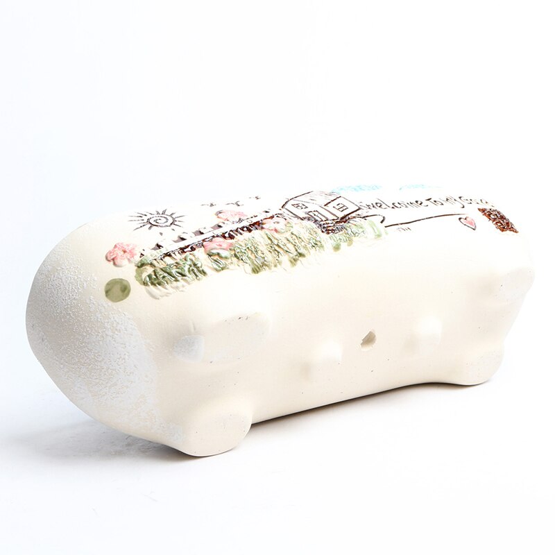 Hand-painted Ceramics Fleshy Flower Pots Garden Planting Supplies Succulent Planter Pot Desk Office Decoration Ornament