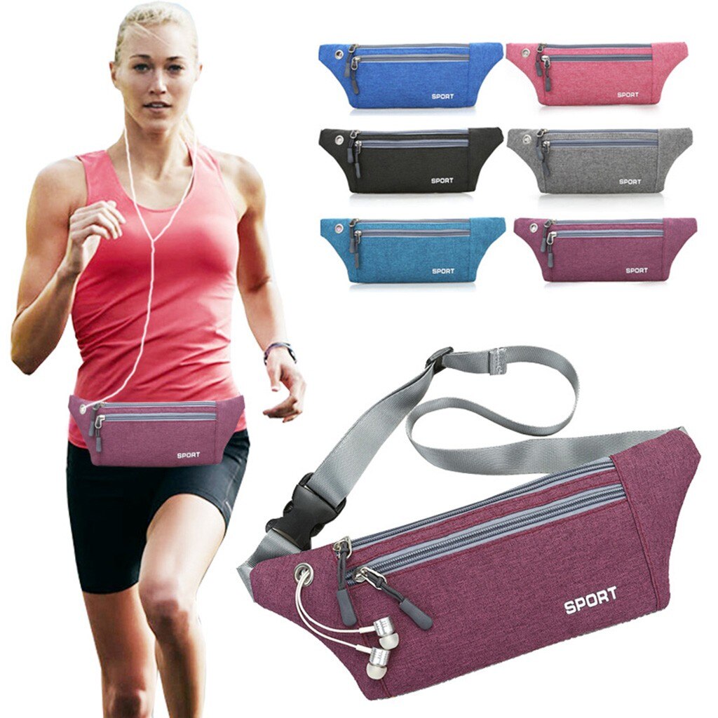 Bag For The Belt Waist Bag Women Women Men Multi-function Pockets Outdoor Sport Leisure Messenger Waist Pack Bag Heuptas913