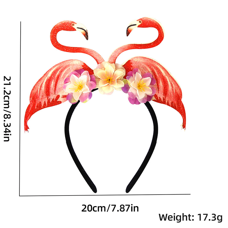 Decoración de de flamenco rosa, flamenco hawaiano, de cumpleaños para niñas, vajilla desechable, plato de papel, taza, diadema de flamenco de paja: Gris oscuro