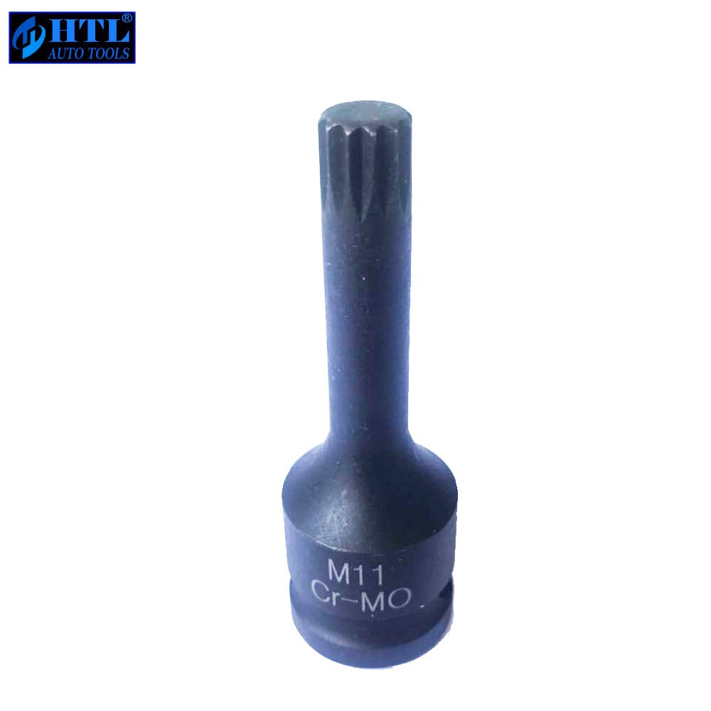 1/2" DR.Impact Spline Bit Socket Set M5 M6 M8 M9 M10 M11 M12 78mm length: M11