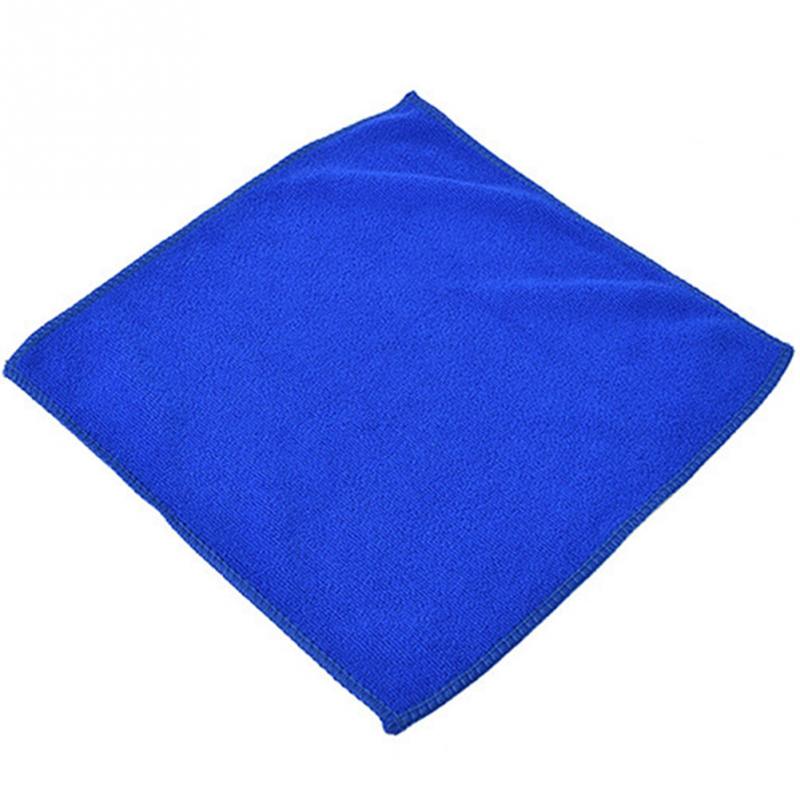 Toalla de tela para lavado de microfibra para coche, suave, plumero, limpieza del hogar, 25x25cm, 5 uds./1 Uds.