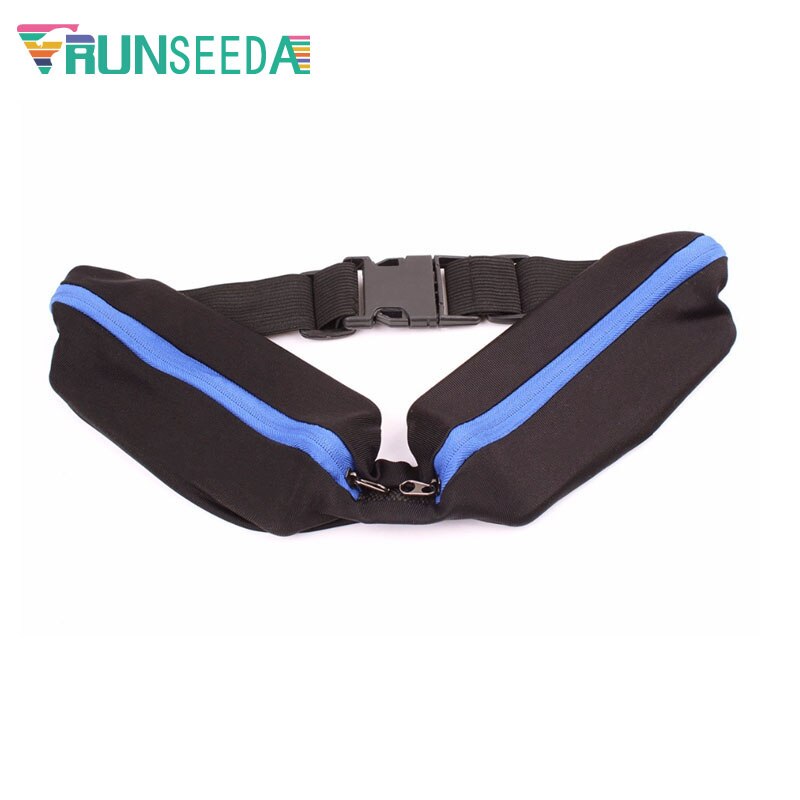 Runseeda-riñonera para correr para hombre y mujer, cinturón para gimnasio, Fitness, trotar, bolsillo, bolsa para deportes al aire libre, ciclismo, soporte para teléfono móvil