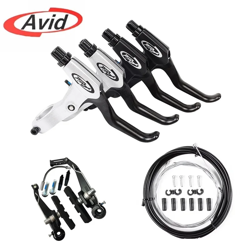 AVID-Jeu d'étriers de frein en V pour vélo, poignée de frein de , levier de frein en V pour VTT, ligne avant arrière SD3