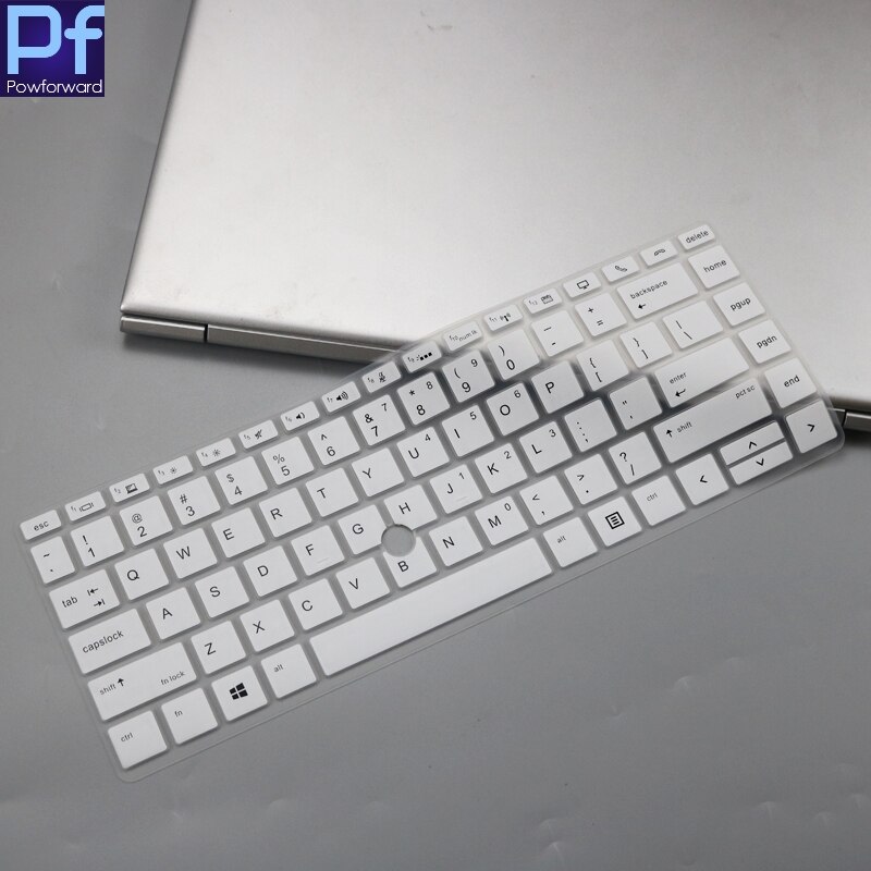 Siliconen Laptop Toetsenbord Cover Beschermer Huid Voor Hp Zbook 14u G6/Voor Hp Zbook 14u 14 Inch: white