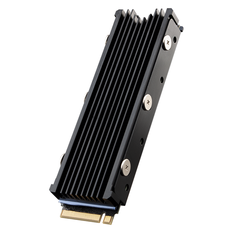 Dustproof NVME NGFF M.2 Heatsink Cooling Metal Sheet Thermal Pad For M.2 NGFF 2280 PCI-E NVME SSD: black
