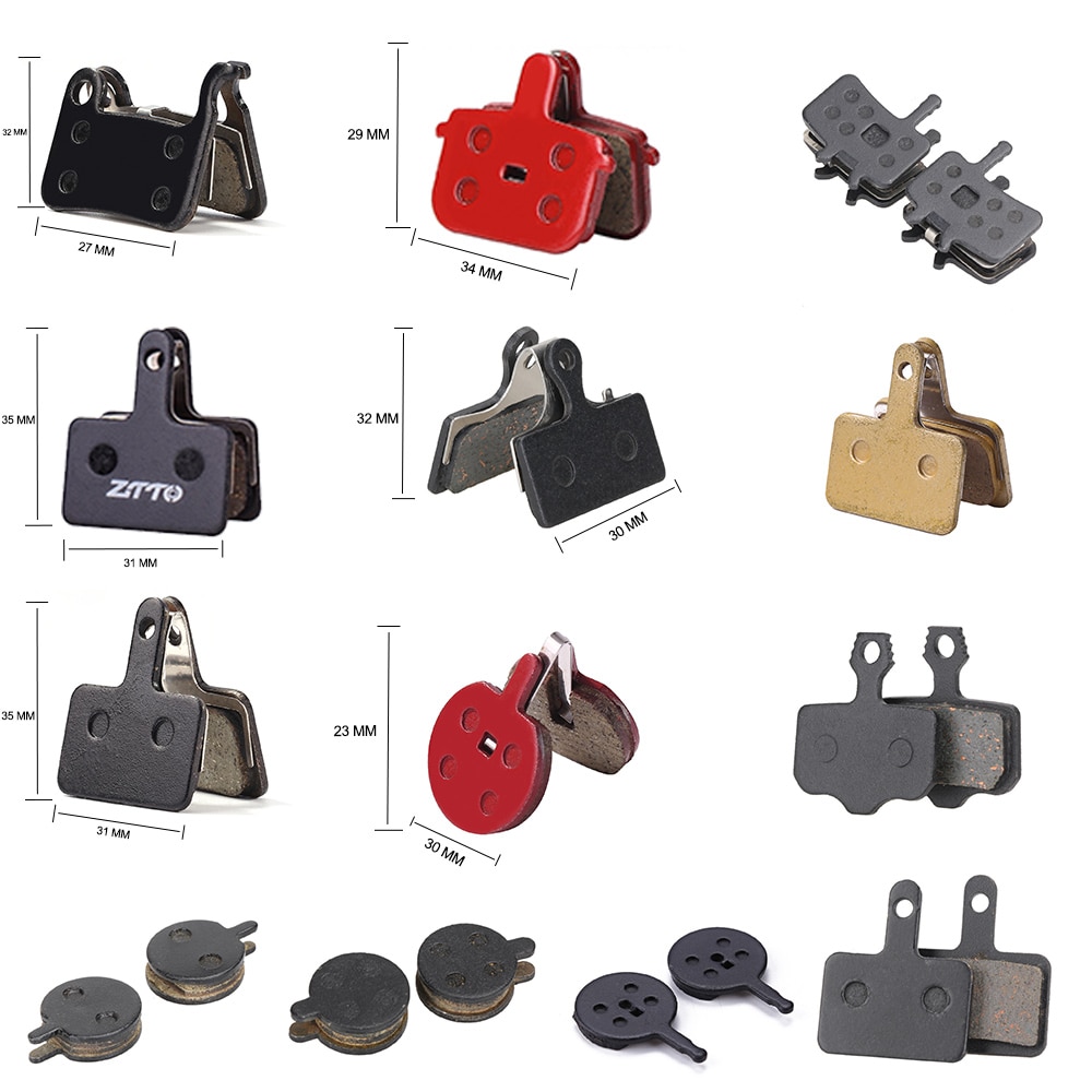 2Pairs Pads für B01S M375 M395 M416 M445 M446 M485 M486 M515 M525 Fahrrad semi metall Harz Keramik Disc bremsbeläge