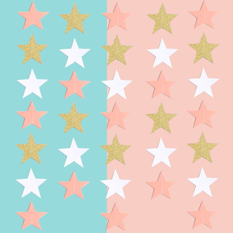 2.5M Lampa błyskowa gwiazdy transparent ciągnąć ozdoby kwiatowe urodziny wesele układ tła niemowlę prysznic artykuły robić dekoracji na imprezę