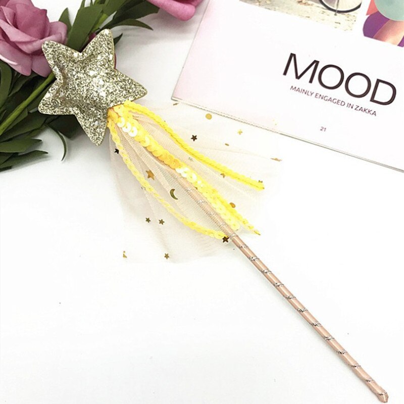 Hot Cute Dreamlike Star Fairy Wand Kids Magic Stick Girl regalo di compleanno Party Halloween Princess puntelli Cosplay