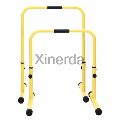 Multi-functional Indoor Fitness Equipment Horizontal Bar Split Parallel Bar Upward Trainer Pull Up Exercise Height Adjustable: Blue