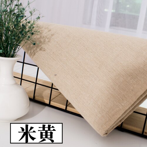 25x155cm Raw Cloth Faux Linen Fabric Rough Cotton Fabric For Embroidery Sewing Storage Bag and Background Material: 03