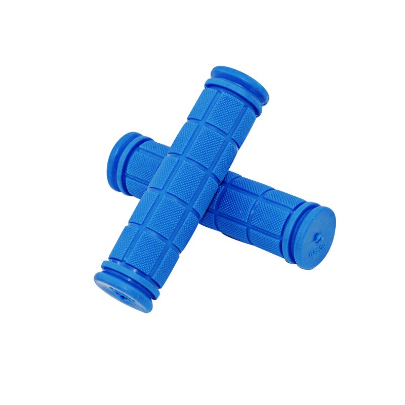 Rubber Bike Handlebar Grips Cover BMX MTB Mountain Bicycle Handles Anti-skid Bicycles Bar Grips Fixed Gear Bicycle Parts Instock: Navy Blue
