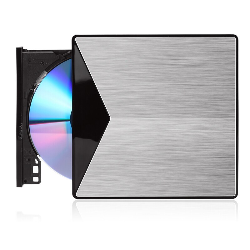 External Optical Drive USB 3.0 CD/DVD-ROM Combo Aluminum DVD RW ROM Rewriter Burner for Pro Laptop Win 7/8.1/10 Linux
