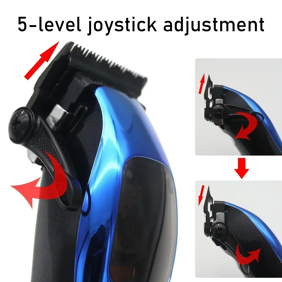 Kemei 2361 10000 tr/min tondeuse à cheveux professionnelle pour hommes moteur magnétique lame DLC avec chargeur de Base tondeuse à cheveux Machine de coupe de cheveux