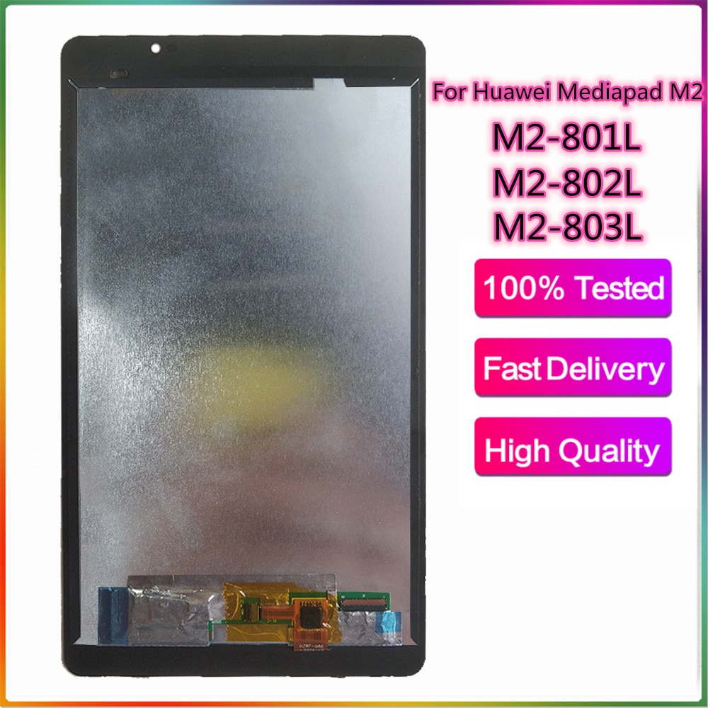 Voor Huawei M2 M2-801L M2-802L M2-803L M2-801 Lcd Touch Screen Digitizer Glas Montage Met Frame