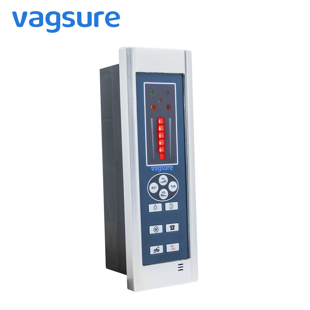 Vagsure 1Pcs Computer Control Panel Controller Digital Shower Speaker Freehand FM Radio Fan Shower Room Cabin accessories