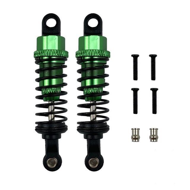 Wltoys-Amortiguador delantero y trasero para coche teledirigido A959 A949 A969, piezas de actualización de coche, amortiguadores de A949-55, suspensión delantera de A959-B-12: green