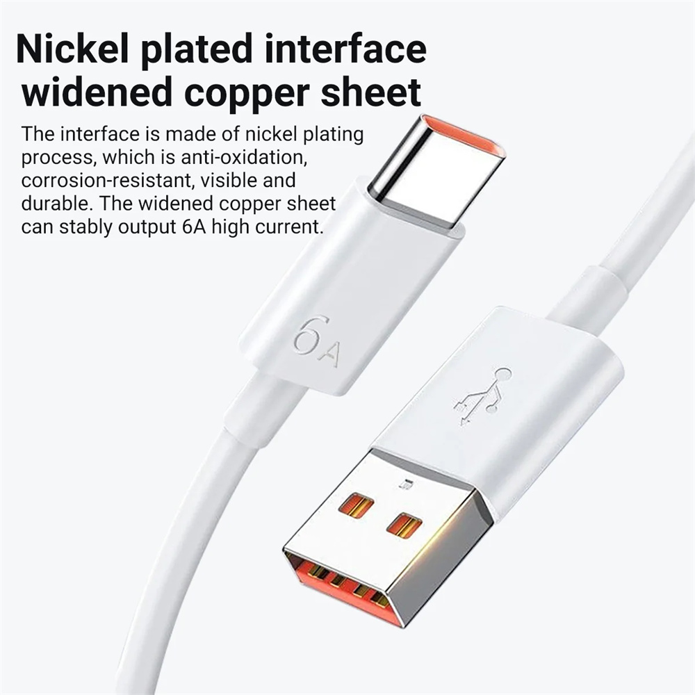 Chargeur Super rapide 66W 6A pour Huawei Mate 40 50 60 P50 P60 Nova 9 10 Honor 90 100 Magic 5 Lite 6 Pro Type C, câble de charge rapide