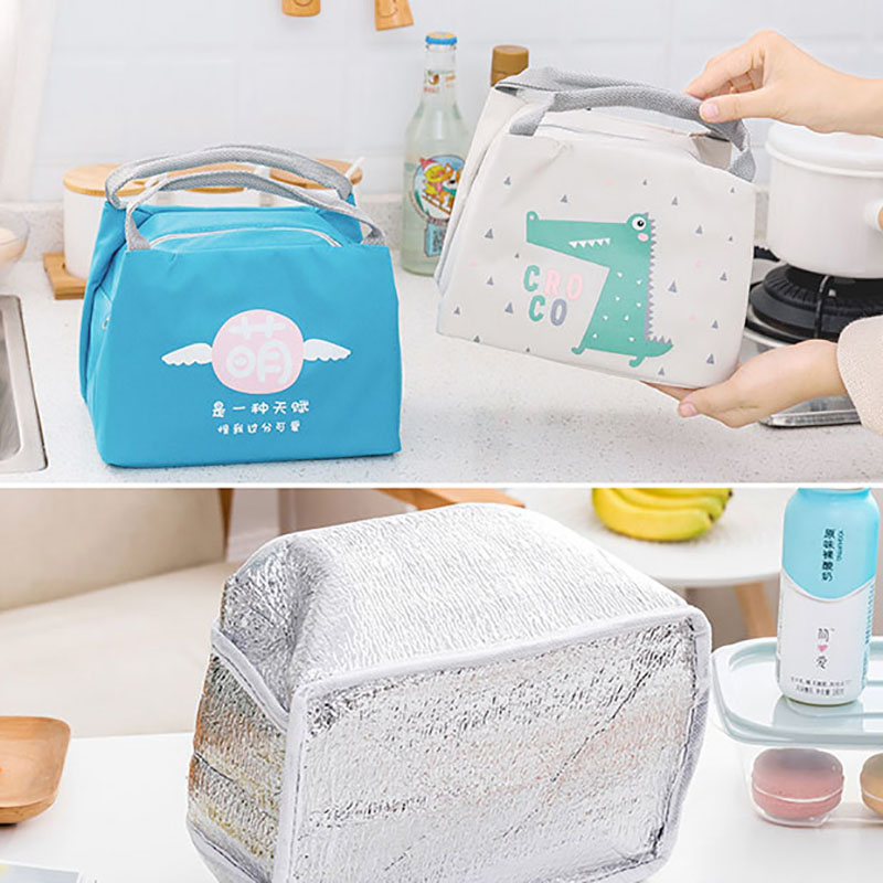Cartoon Animal Baby Food Storage Thermo Bag Portable Baby Bottle Food Warmer Insulation Bag Milk Bottle Holder Lunch Mummy Bag