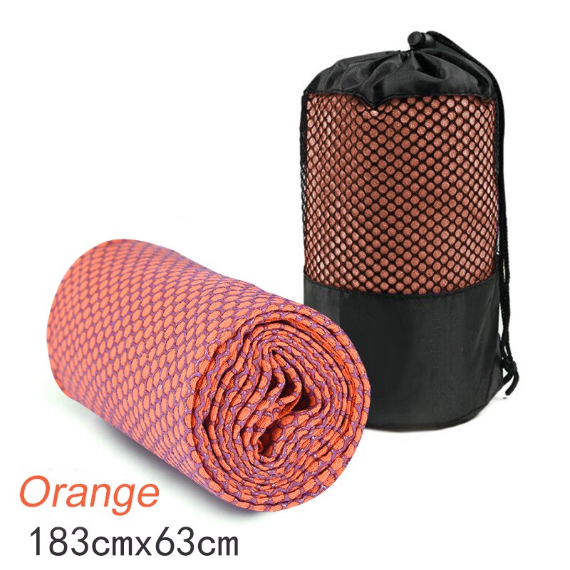 Anti-Slip Yoga Mat Anti-Slip Handdoek Maat 183Cm * 61Cm 72 Inch X 24 Inch microfiber Sport Handdoek Yoga Mat Drape Yoga Handdoek: Bruin