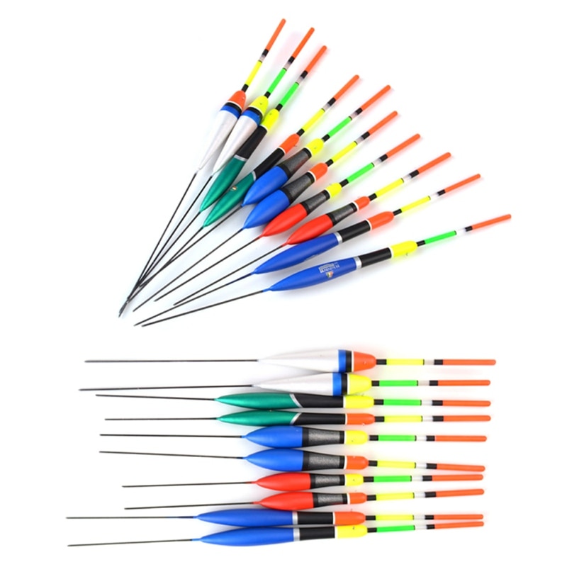 5pcs Fishing Float Wooden Buoy Float Bobber Cork Fishing Floating Drift Vertical Buoy Fishing Accessories PL