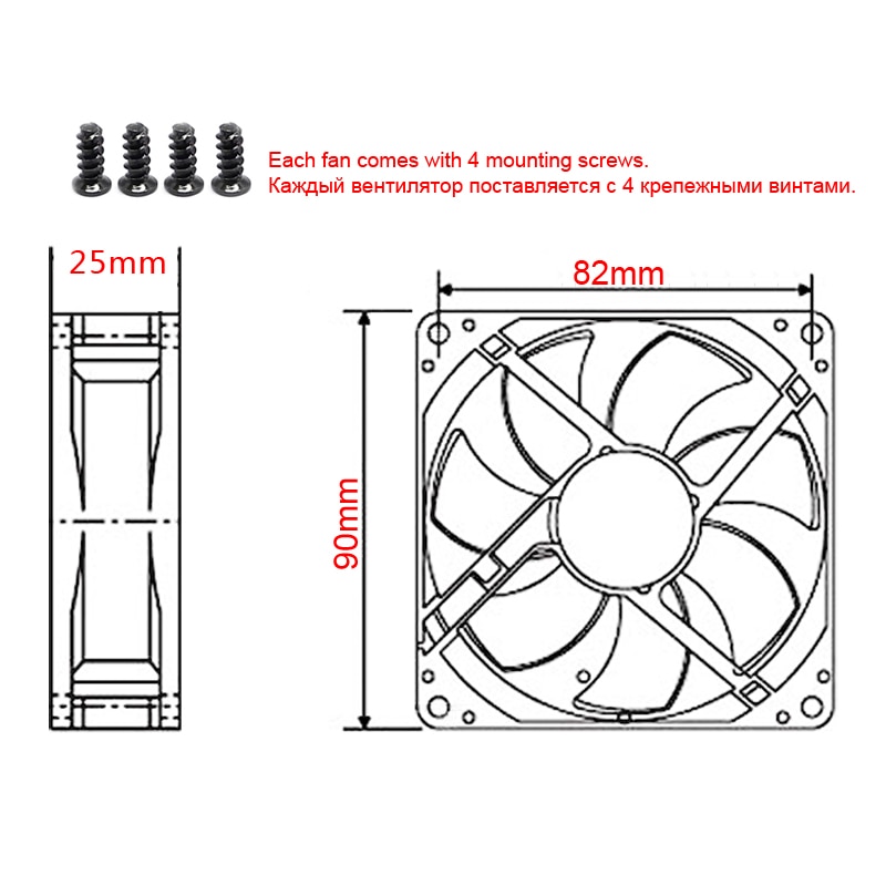 SNOWMAN-ventilador PWM silencioso de 90mm y 4 pines para ordenador, caja de ordenador de 92mm, CPU de 9CM, Enfriador de PC silencioso, RGB, CC de 12V, ajuste de velocidad del ventilador