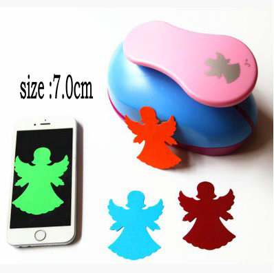 2.4cm-7.5cm angel shape Handmade Craft punch Scrapbooking punchers foam Paper Punch DIY Card Punches EVA Embossing punches