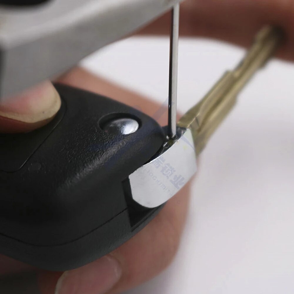 CHKJ 10PCS/Lot Removal Pin Tool Needle Pin Remover Nail Locksmith Tools Auto Remote Key Pin Removal Pin Tool 1.5mmX40MM