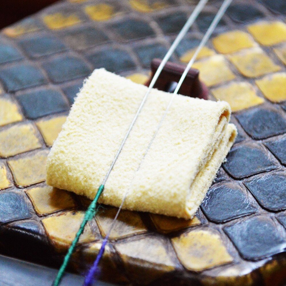 Miękka zamszowa poduszka filtrująca poduszka dźwiękowa dla akcesoriów Erhu/Urheen dla chińskiego Erhu