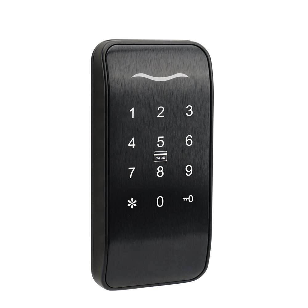 Touch Screen Digital Keypad Electronic Locker lock Smart Password Cabinet Lock Conbination Drawer Lock For Sauna Bath Room: black