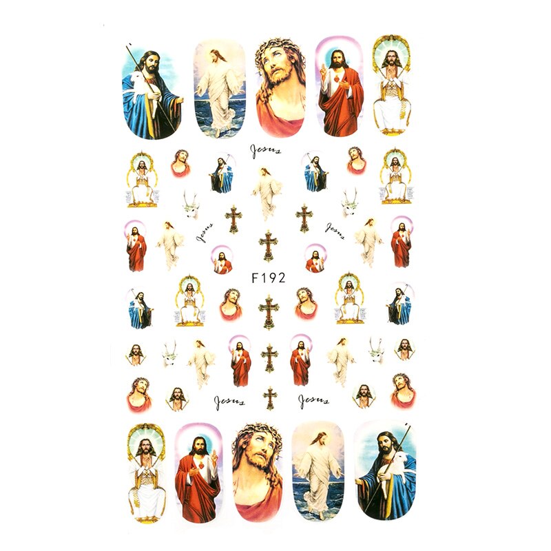 Nail Sticker DIY Retro Personality Pattern Flower Bunny Nail Decoration Sticker Marilyn Monroe Nail Sticker: 18-A140028