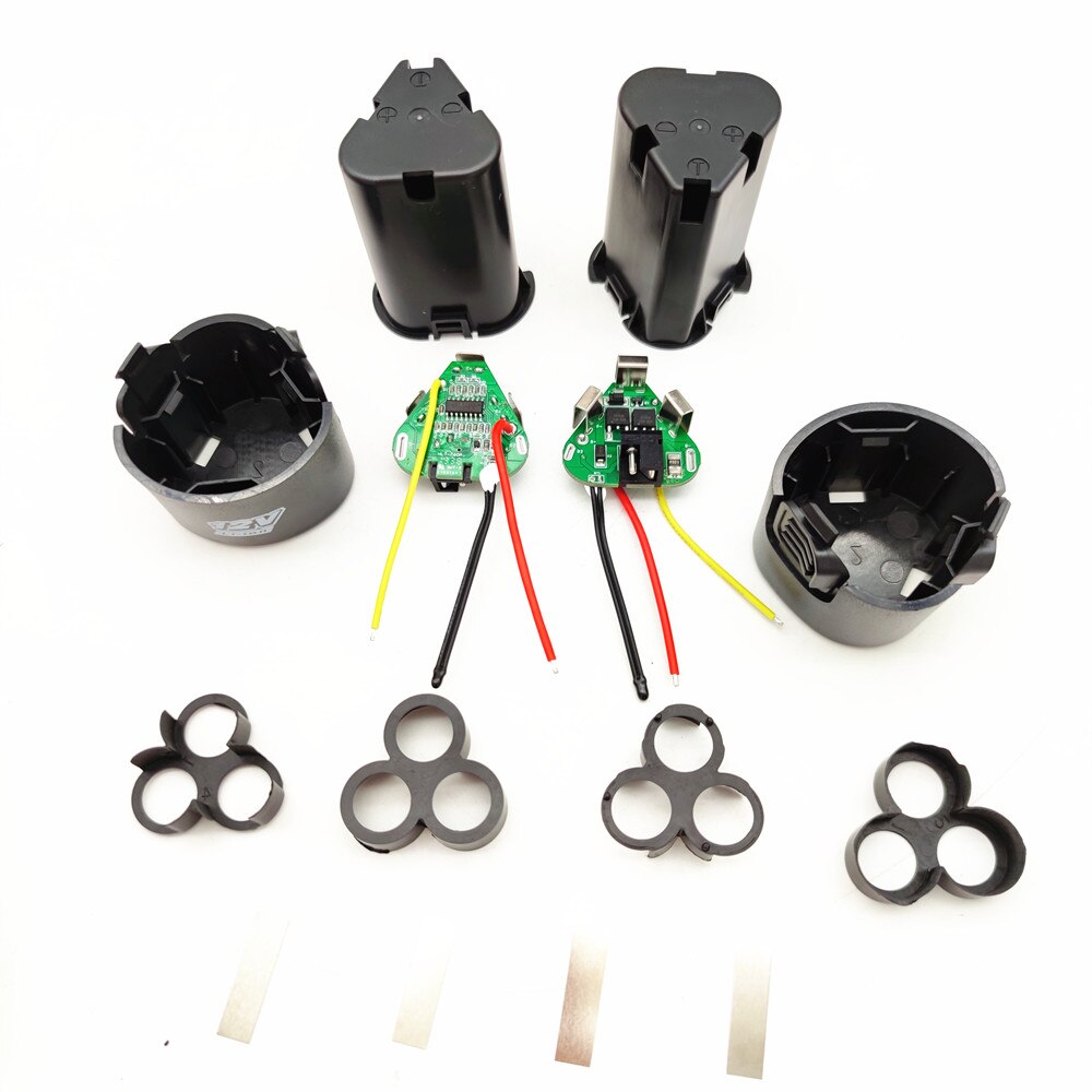 Hand Drill Kit Accessories Electric Screwdriver 3s Bms Li-ion 12.6V 18650 Pcb With Battery Storage Case Box