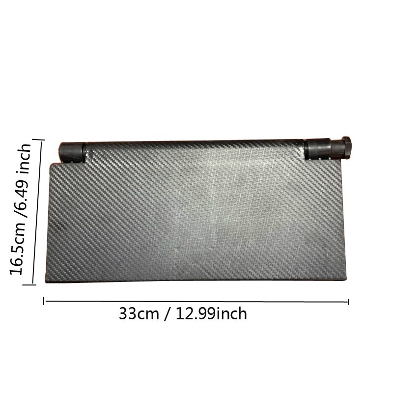 1 stuk multifunctioneel opbergrek voor tv, computer, lcd-scherm, opbergbeugel voor scherm, bovenste plank, verstelbare rekhouder: Zwart l
