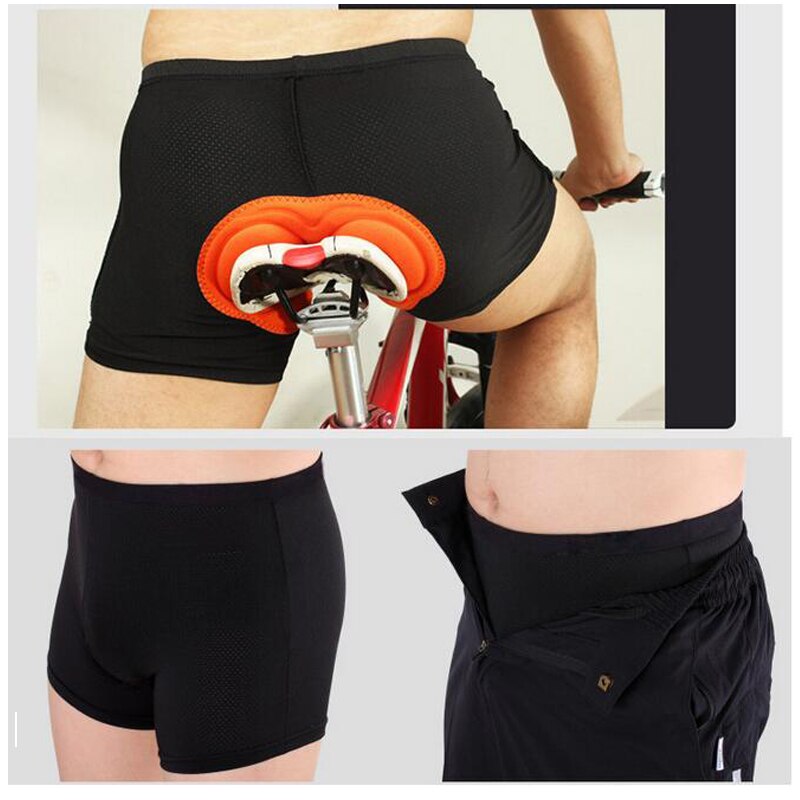 Mannen Fiets Comfortabele Spons Ondergoed Dry-Quick Bike Korte Broek Fietsbroek Maat S-XXXL Voor Mannen En Vrouwen