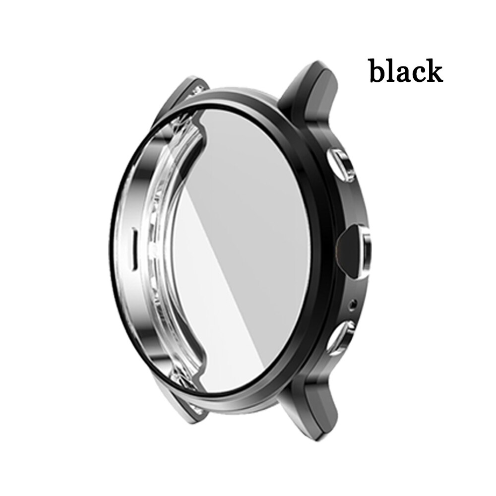 Tencloud Protective Case For Fossil Gen 5 Carlyle Soft TPU Protector For Gen 5 Carlyle Full Screen Cover Bumper Anti-shock Shell: black