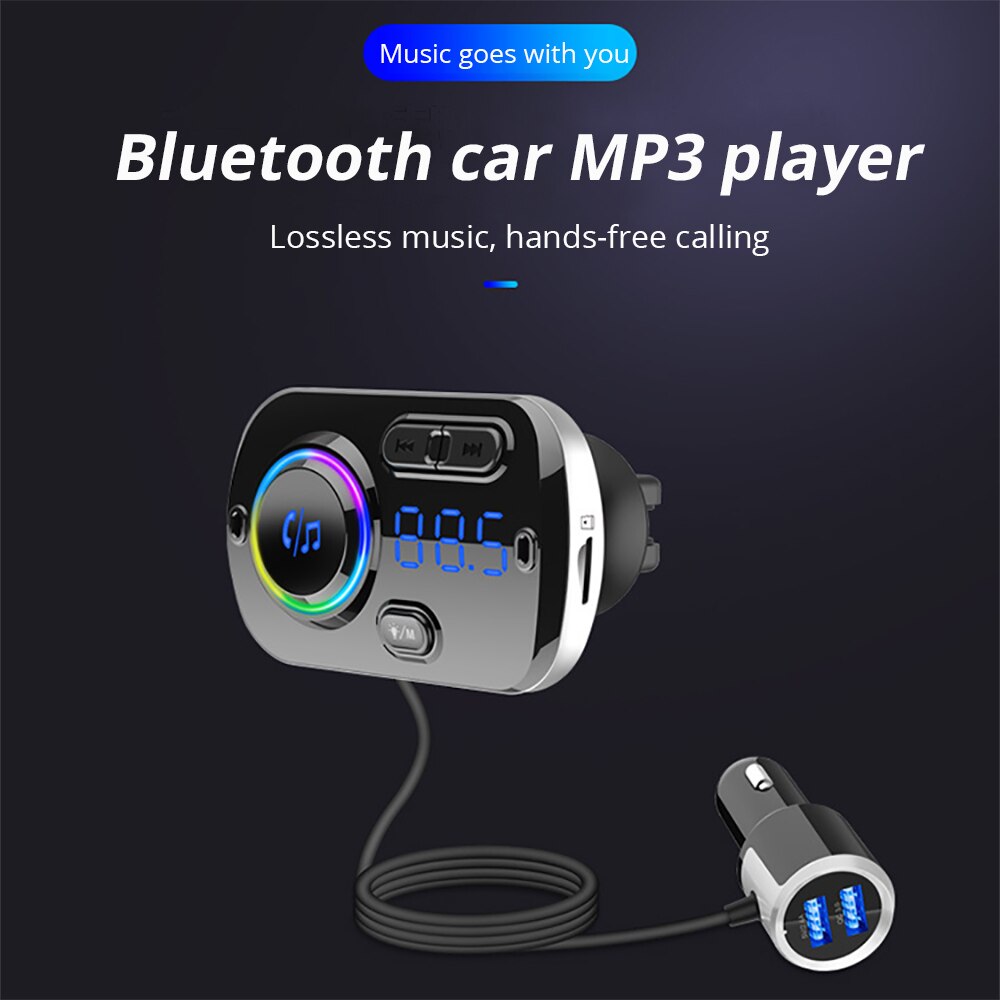 BC49BQ Bluetooth Auto MP3 Fm Charger Auto Opladen Grandado