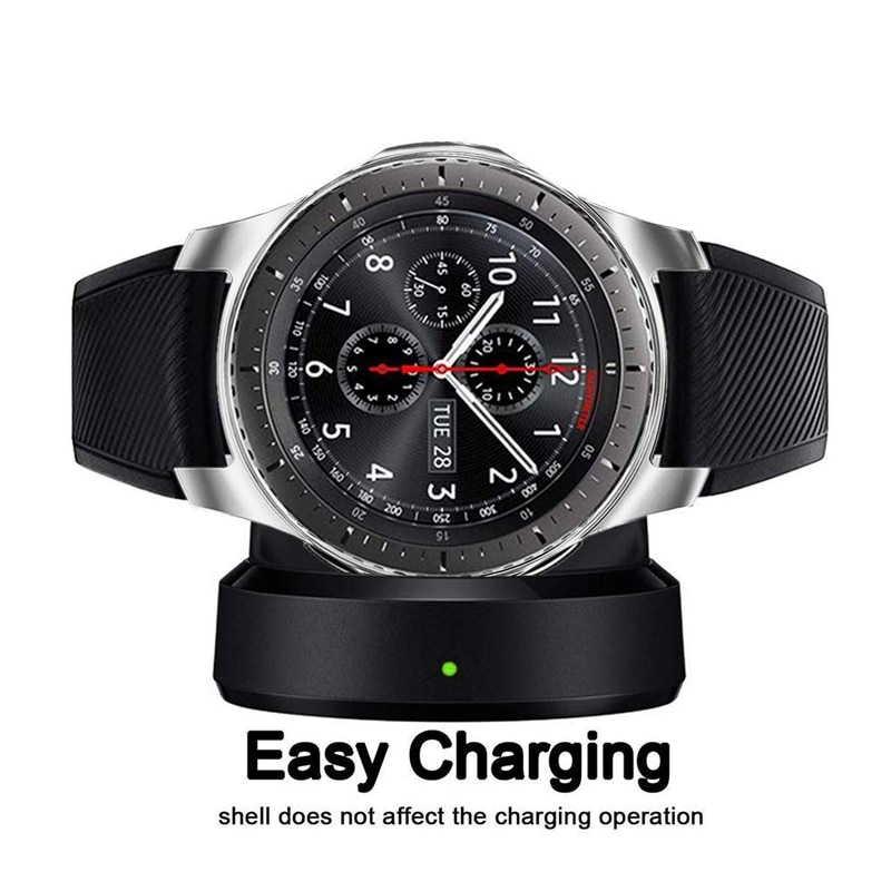 Watch Case for samsung Gear S3 Frontier Galaxy watch 46mm/42mm case TPU plated All-Around protective Cover watch Accessories