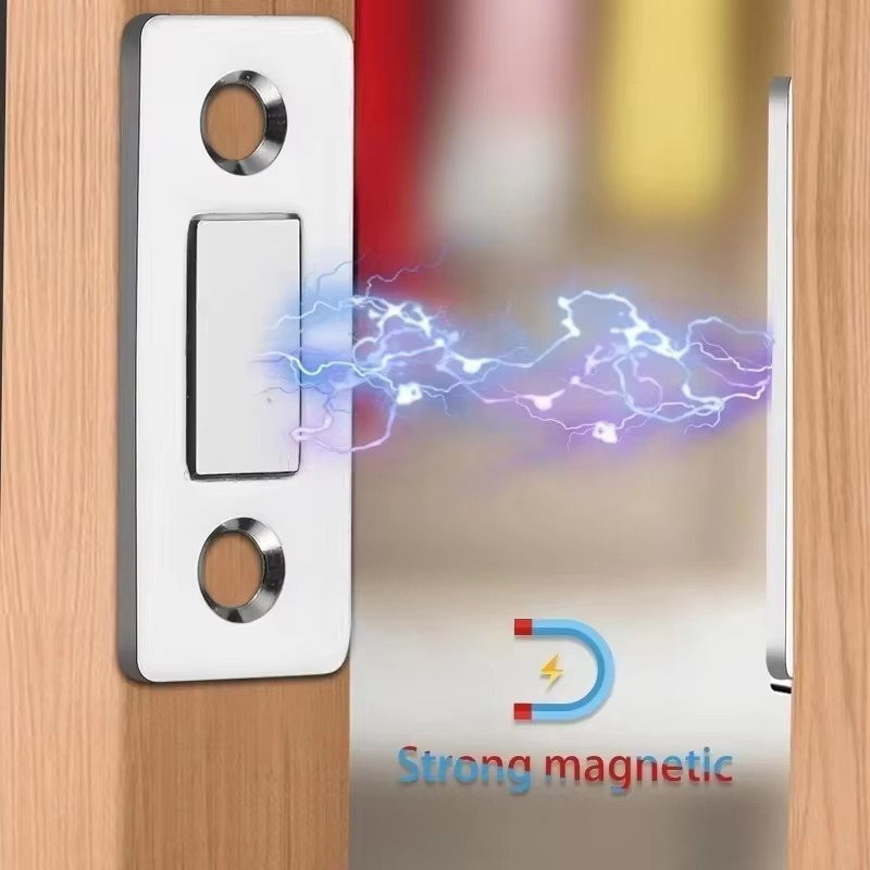 Sterke magnetische deurvanger Ultradunne kastvangsten Deur Gesloten magneten Vel Onzichtbare zelfklevende kast Lade Magneetvergrendelingen