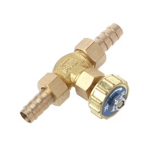 Durcheinander Nadel Ventil 10mm I/D schlauch Widerhaken nur für Gas Max Druck 1 Mpa
