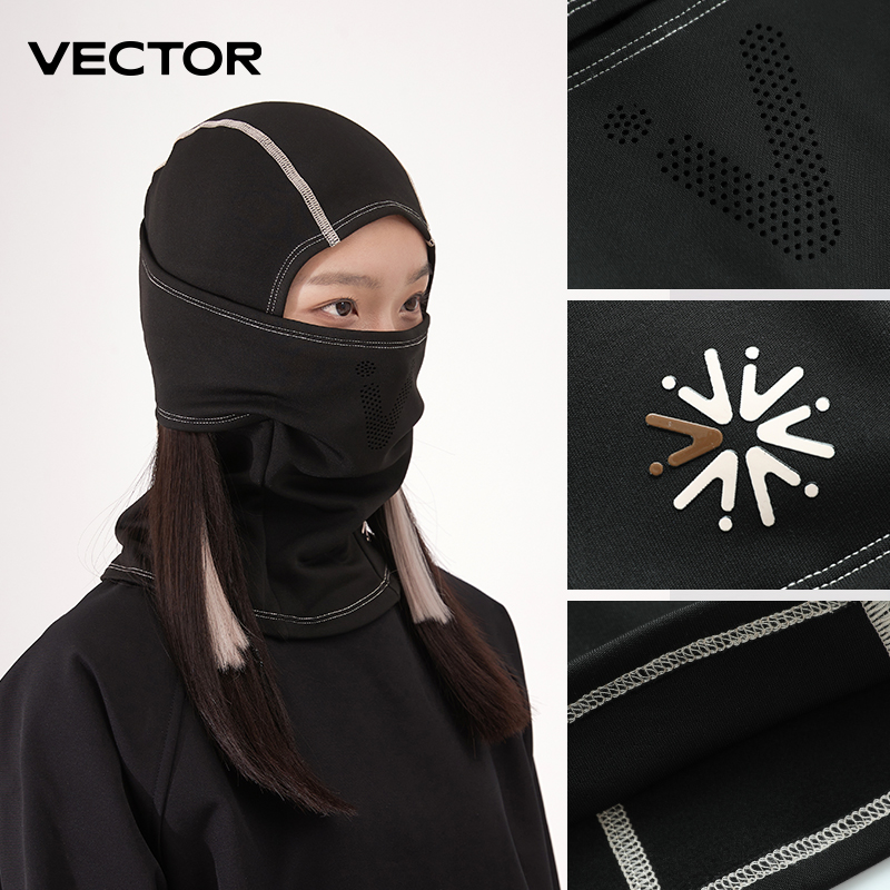 VECTOR Winter – masque de cyclisme thermique en polaire, protège du vent, cagoule, chapeau de Ski, pêche