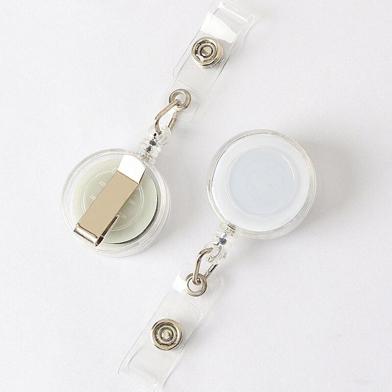 Retractable Badge Reel for Company Factory Workers Staff Work ID Card Holder Hospital Nurse Doctor Badge Holder Certificate Clip