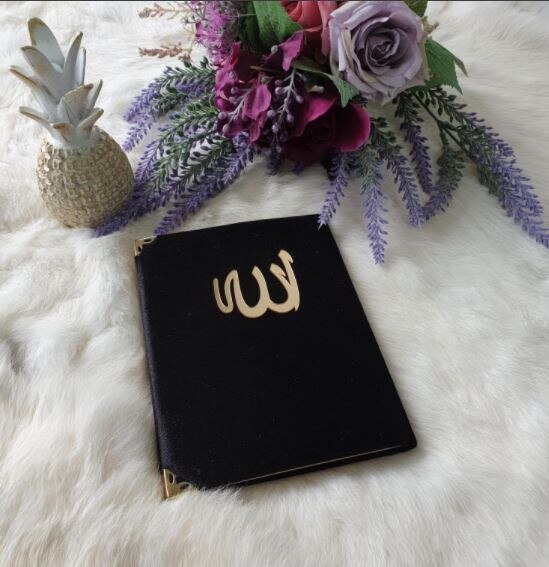 Tas Jongen Bedekt Met Fluwelen Bedekt Yasin (Zwarte Moslim سجاد صلاة مسلم هدية إسلامية Sijad Salat Moslim Hadiat 'Iislamia