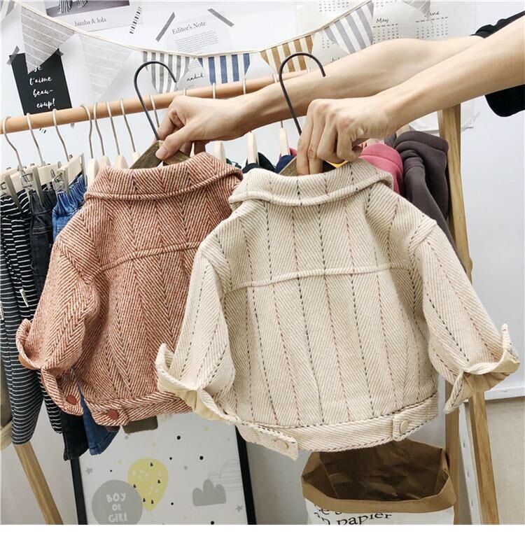 Infantile di inverno Cappotto per il bambino delle ragazze dei ragazzi di nuovo modo Bambini del rivestimento del bambino Caldo Della Tuta Sportiva del bambino del cappotto dei vestiti Plaid e tweed