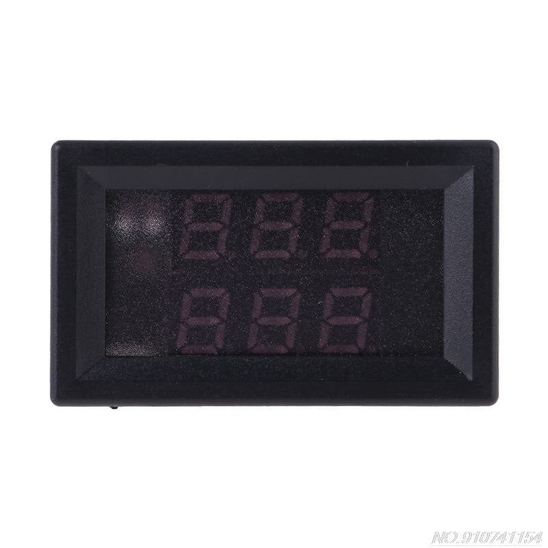 Dual Display Digital Thermometer Red+Blue Temperature Sensor Tester NTC Waterproof Metal Probe N30 20