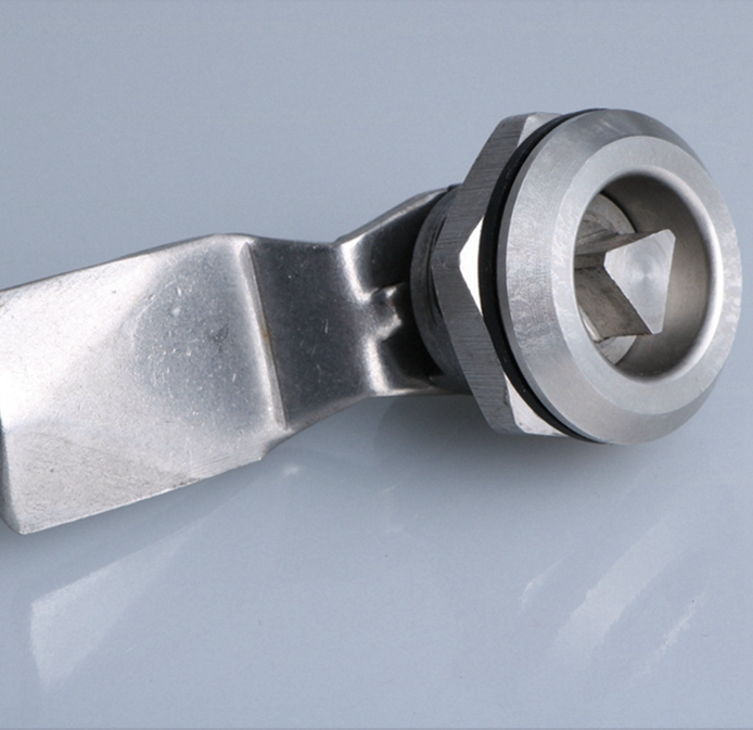 Stainless Steel Triangle Cam lock XJJ-MS705 Cabinet Locks Power Distribution Box switch Cabinet Equipment Control Cabinet Lock: Silver