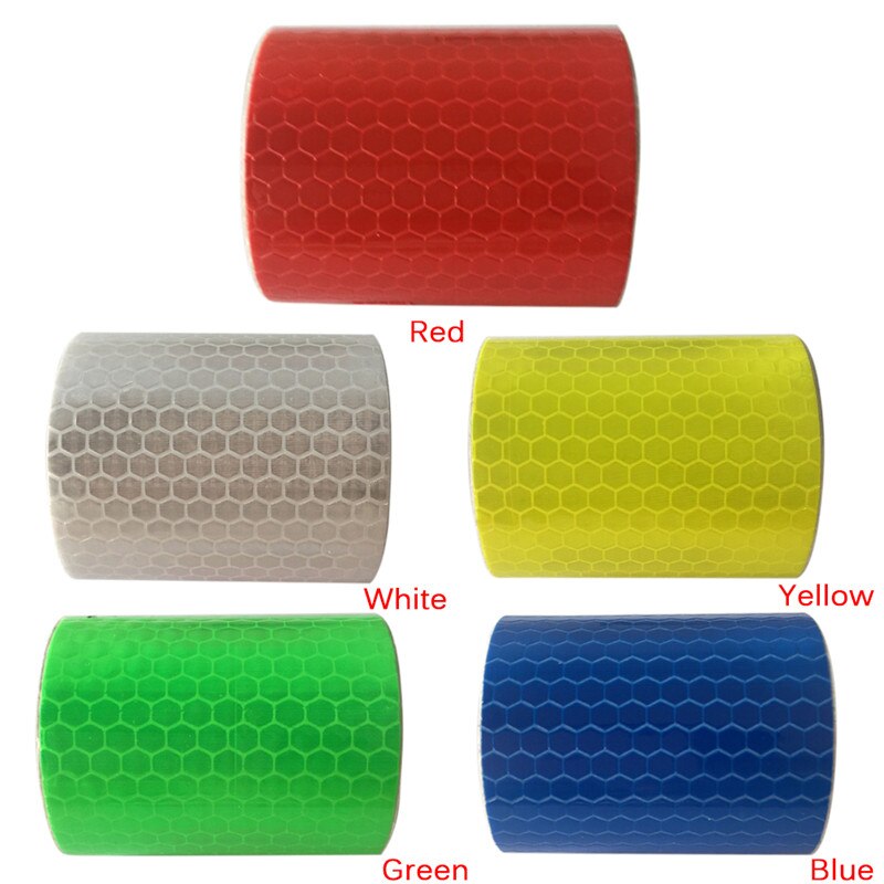 Safety Caution Reflective Tape Warning Tape Sticker Self Adhesive Tape 5cm x 1M Stripes