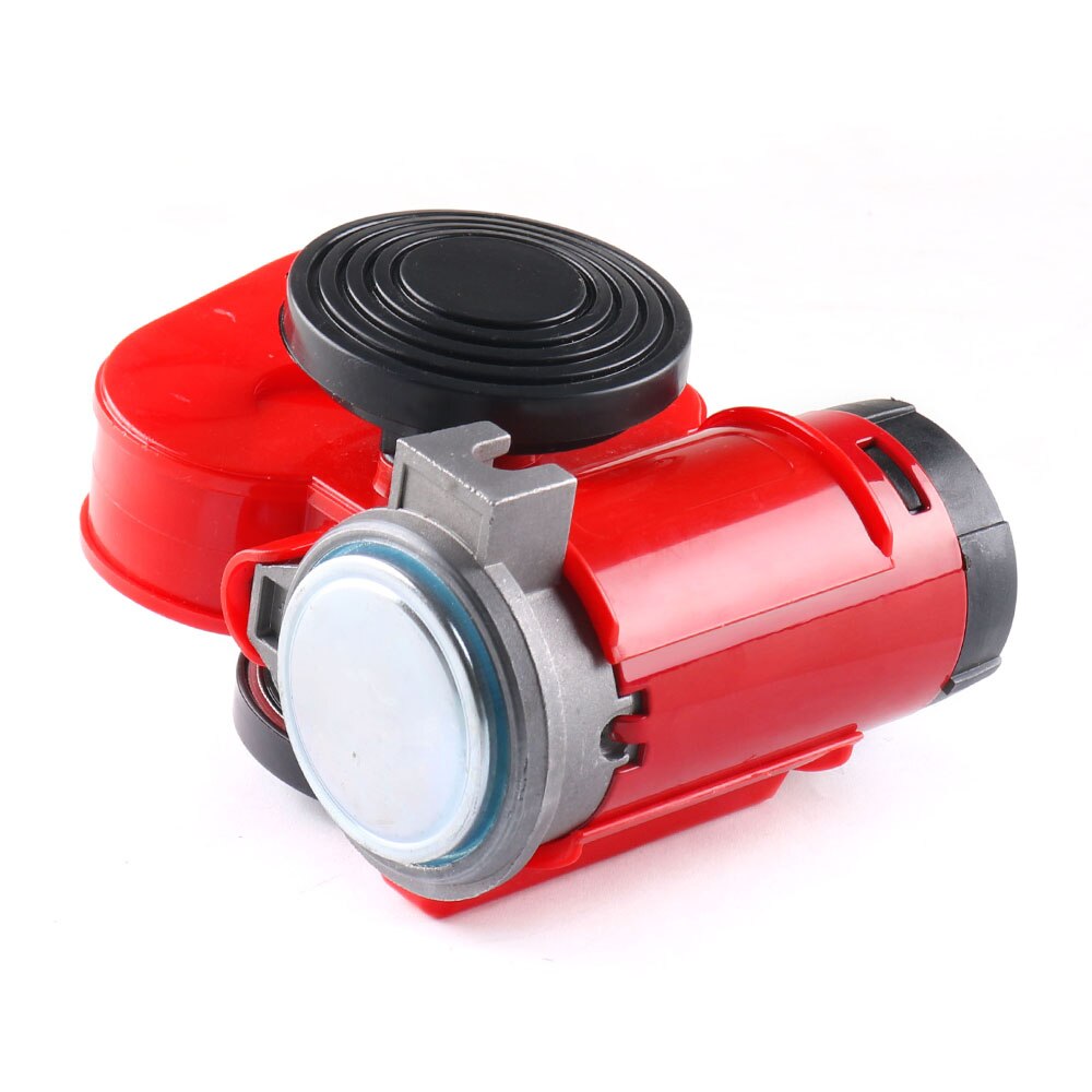 Red Snail Compact Air Horn 12V 115dB Air Car Truck Multi-tone &amp; Claxon Horns 450Hz for Cars Vehicles Motorcycle Boat RV