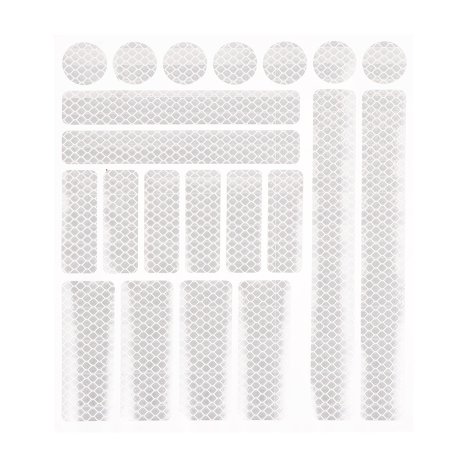 1 Sheet Bike Reflective Strips Bike Warning Strips Cycling Strips: Default Title