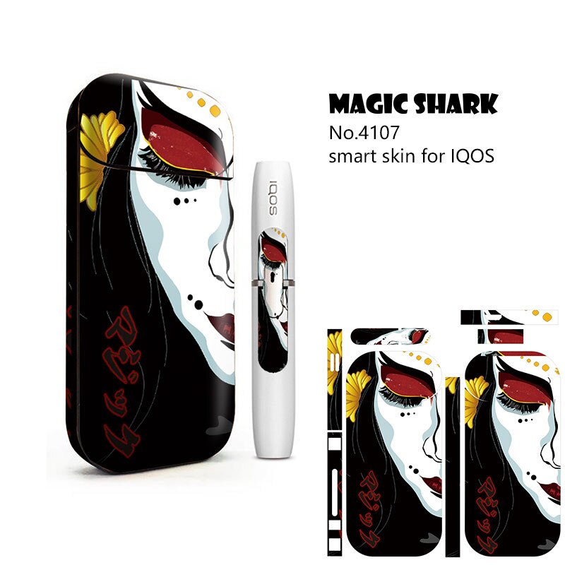 Magic Shark Anime Blood For IQOS 2.4 Plus Skin Cover Case Sticker IQOS 2.4p Sticker For IQOS Sticker: 4107