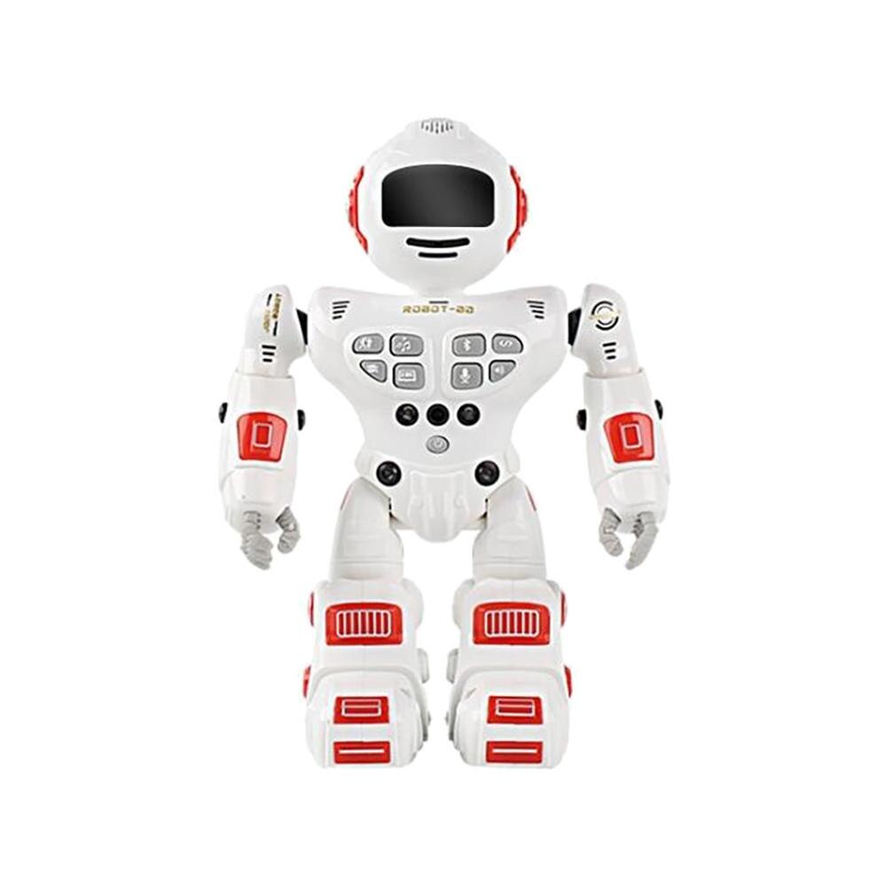 Children Intelligent Programming Gesture Sensing LED Dancing Action Robot RC Remote Control Toy For Kids: Red